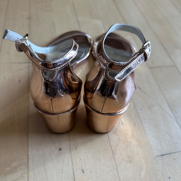 NWOT Stuart Weitzman Simply Rose Gold  sandal, 7.5 CB2502 - Picture 6 of 7